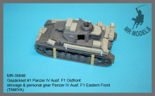 MR-35648  stowage & personal gear Panzer IV Ausf. F1 Eastern Front    (TAMIYA)