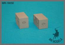 MR-16058  equipment and store boxes, multi-purpose, Wehrmacht Set #1   (2 pieces)