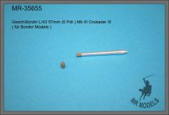 MR-35655  gun barrel L/43 57mm (6 pdr.) Mk. III Crusader III